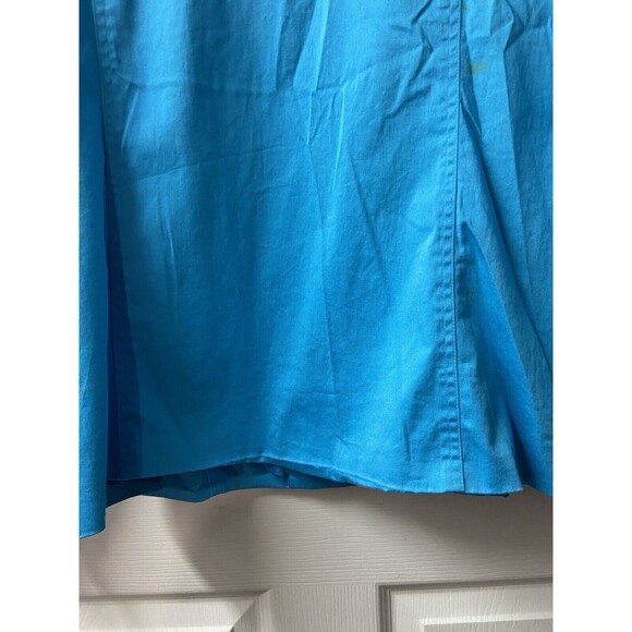 Susan Graver Style Blazer Coat Jacket Women Medium Teal Blue Notched Collar - Picture 5 of 11